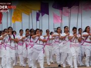 Why did a young woman join a Rashtra sevika Samiti camp?