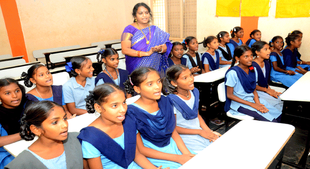Best govt school in Andhra with highest strength of 3,316 students for well-rounded education