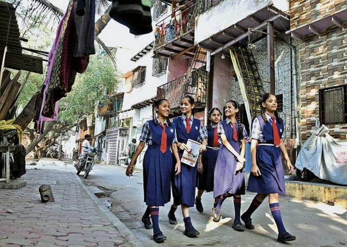 Five girl students solving puzzle of school dropouts in Mumabai’s Malwani area
