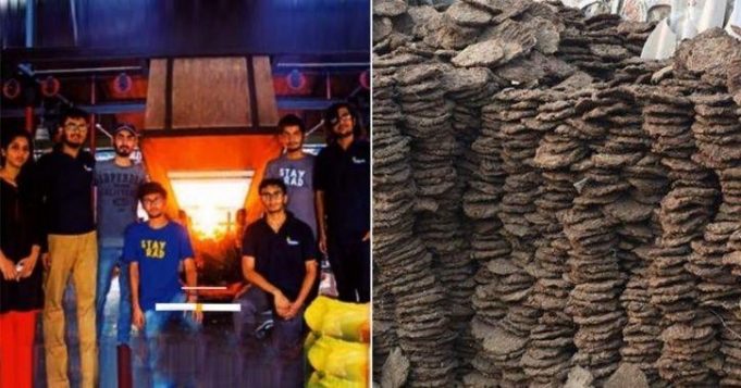 IIT-Delhi students help last rites go green with cow dung logs