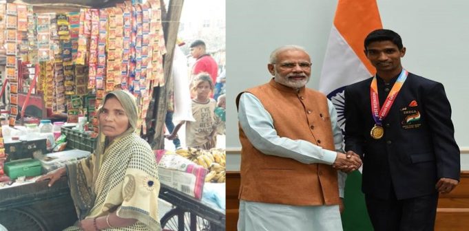 చిరు వ్యాపారం చేస్తూ.. కొడుకుని బంగారు పతక విజేతను చేసిన తల్లి