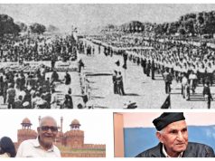 1. R Day 1963: A 3,500-strong contingent of Swayamsevaks in Ganvesh take part in the parade in Delhi. 2. Shri Vijay Kumar. 3. Shri KL Pathela