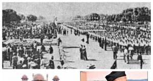 1. R Day 1963: A 3,500-strong contingent of Swayamsevaks in Ganvesh take part in the parade in Delhi. 2. Shri Vijay Kumar. 3. Shri KL Pathela