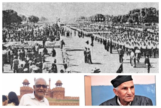 1. R Day 1963: A 3,500-strong contingent of Swayamsevaks in Ganvesh take part in the parade in Delhi. 2. Shri Vijay Kumar. 3. Shri KL Pathela