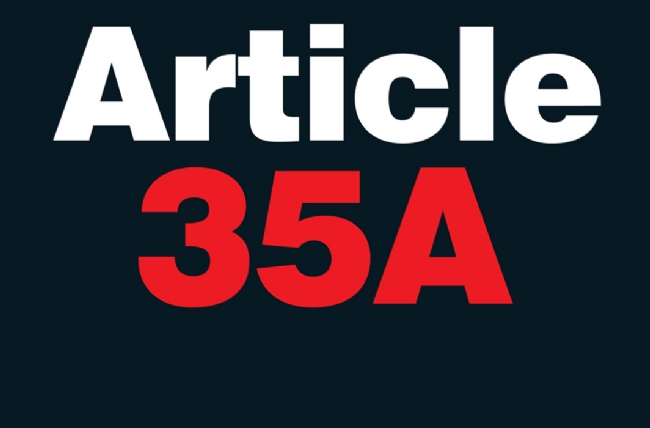 The Article 35A misadventure: How it hurts the people of Jammu & Kashmir? Union Minister Shri Arun Jaitley writes