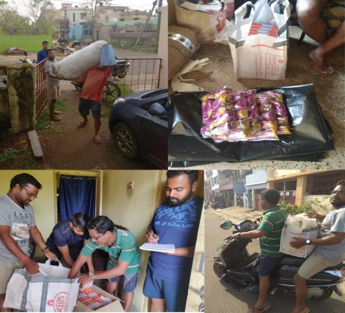 ఒడిశ ఫాని తుఫాను బాధితులకు సహాయ కార్యక్రమాలు