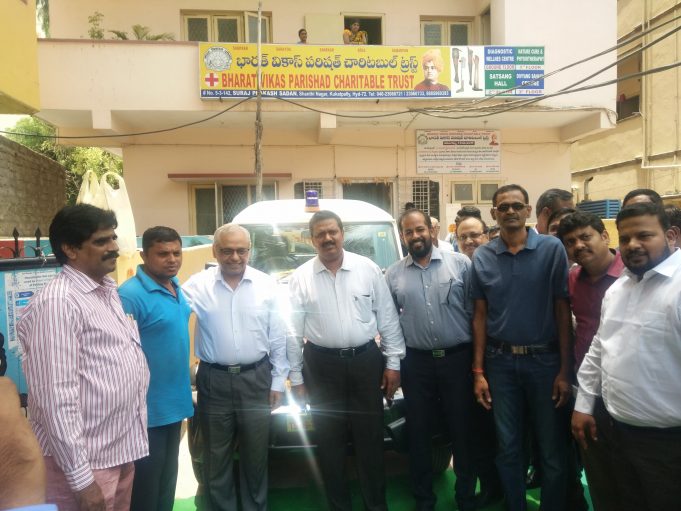 Mahindra Finance donates Ambulance to Seva Bharathi, Telangana