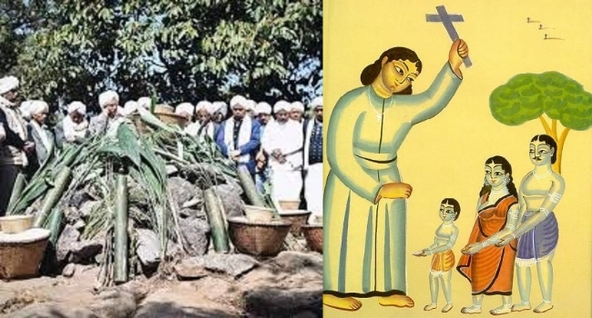 అరుదైన తెగకు చెందిన ఆచార వ్యవహారాలపై క్రైస్తవ మిషనరీల దాడి, దేవాలయం ధ్వంసం