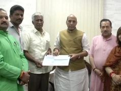 రక్షణ శాఖకు రూ 1.08 కోట్ల విరాళం ఇచ్చిన వాయుసేన మాజీ అధికారి