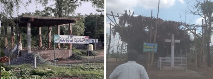 Illegal structures brought down after intervention by a vigilant forum