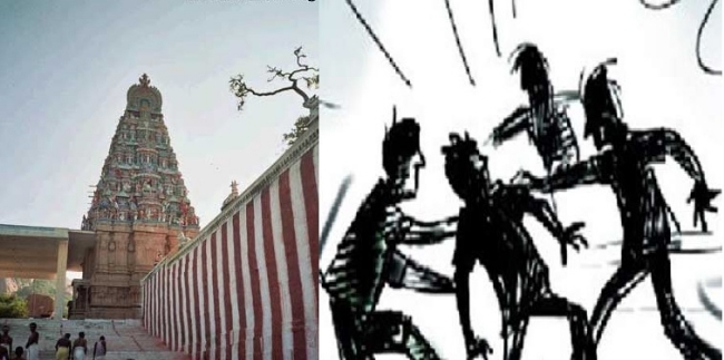 Temple priest, son killed for opposing encroachment of lake