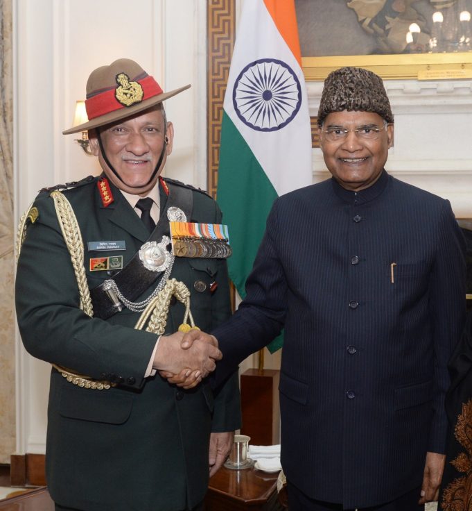 General Bipin Rawat appointed first Chief of Defence Staff