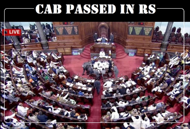 Landmark Citizenship Amendment Bill passed in Rajya Sabha