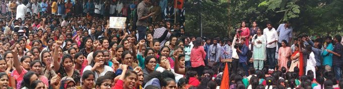 తెలంగాణ: వరుస అత్యాచార ఘటనలను నిరసిస్తూ ఏబీవీపీ మహా ర్యాలీ