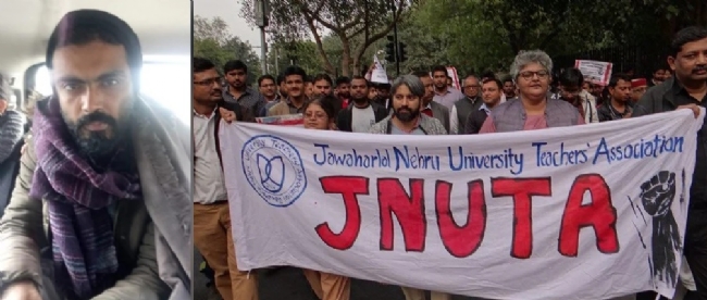 Shameful! JNU teachers Association condemns arrest of Sharjeel Imam who called for cutting off Northeast from rest of the country.