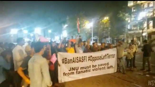 JNU Professors eye-witness account exposes the violence perpetrated by Left goons on campus