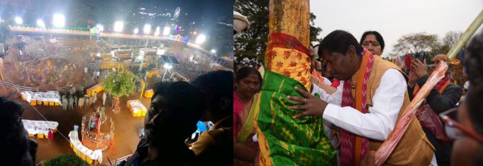 ముగిసిన మేడారం జాతర – జనంలోనుండి వనంలోకి వెళ్ళిన తల్లులు