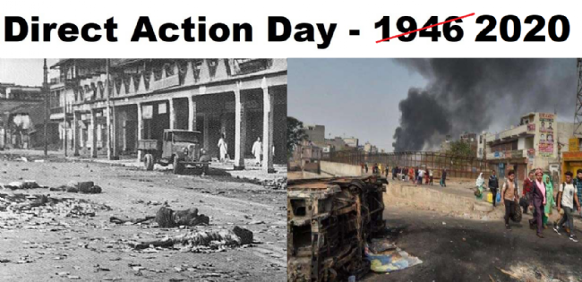 Why Delhi anti-Hindu riots of 2020 reminds the Direct Action Day of 1946