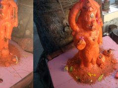 Hanuman deity vandalised in Warangal