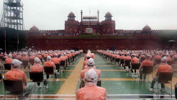 ఢిల్లీలో 74 వ స్వాతంత్ర వేడుకలు