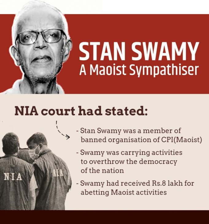 Jesuit Priest Stan Swamy, An Urban Naxal..!