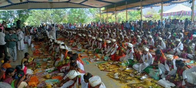 వనవసి కళ్యాణ పరిషత్ ఆధ్వర్యంలో చెంచు గిరిజనుల సామూహిక వివాహాలు