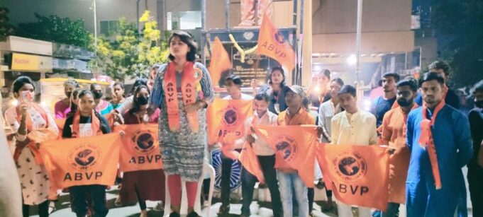 Nationwide protests against deadly Jihadi attack on ABVP activist in Tripura