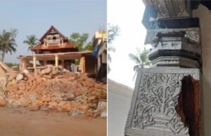 కర్నాటకలో మసీదు పునర్ నిర్మాణం… వెలుగులోకి దేవాలయం